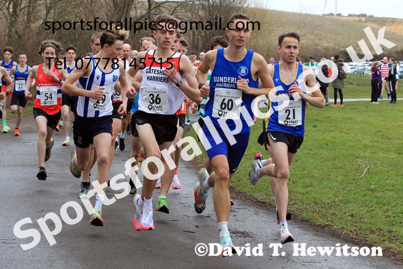 Senior Men and Veterans (Over 40s), 2023 NECAA Royal Signals Relays, Hetton le Hole, County Durham. Photo: David T. Hewitson/Sports for All Pics